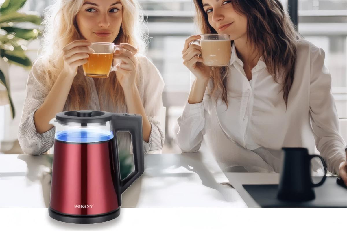 "Электрочайник SOKANY SK-SH-1076 1.7 л 2000 Вт" - вид 3