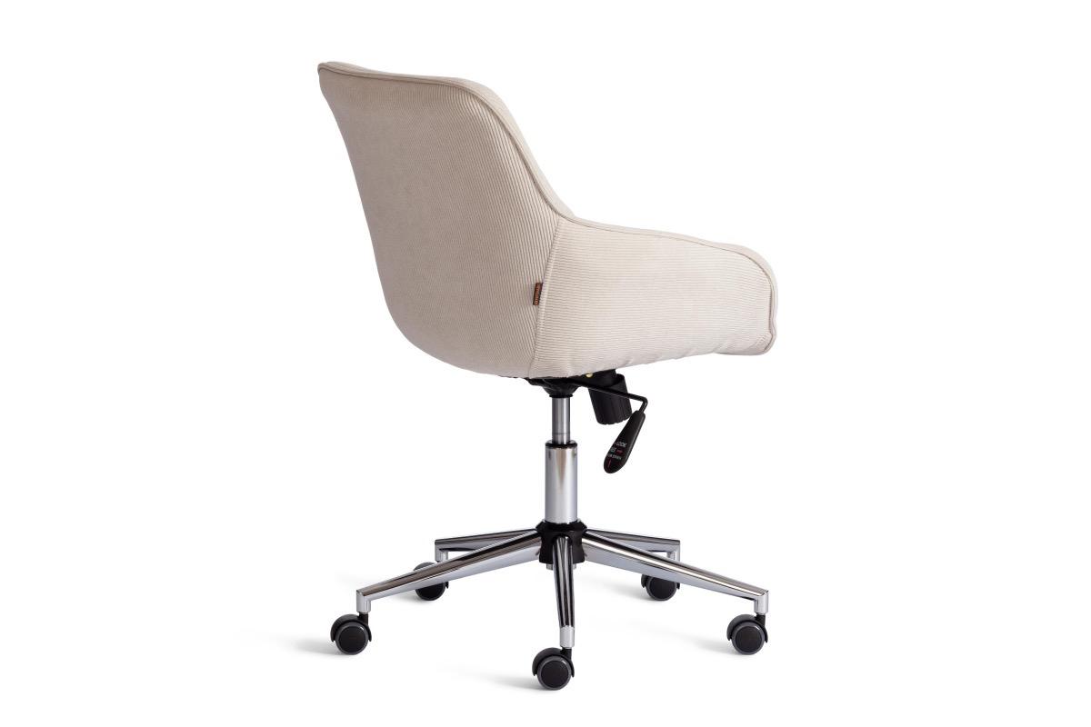 "Кресло офисное для оператора Dublin вельвет молочный" - вид 3