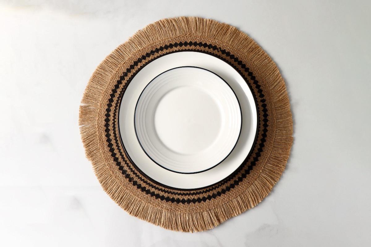 "Салфетка сервировочная Африка бежевая 35 см" - вид 4