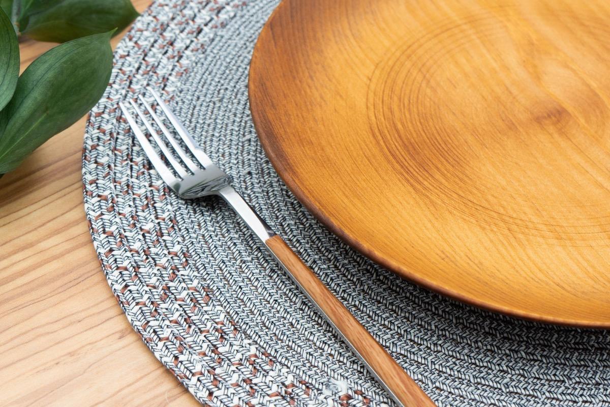 "Салфетка сервировочная Тэри серая 38 см" - вид 3