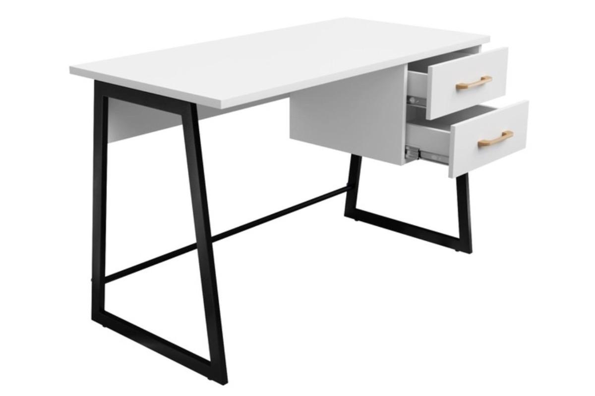 "Стол письменный Лофт DQ MADRID М-4 белый" - вид 3