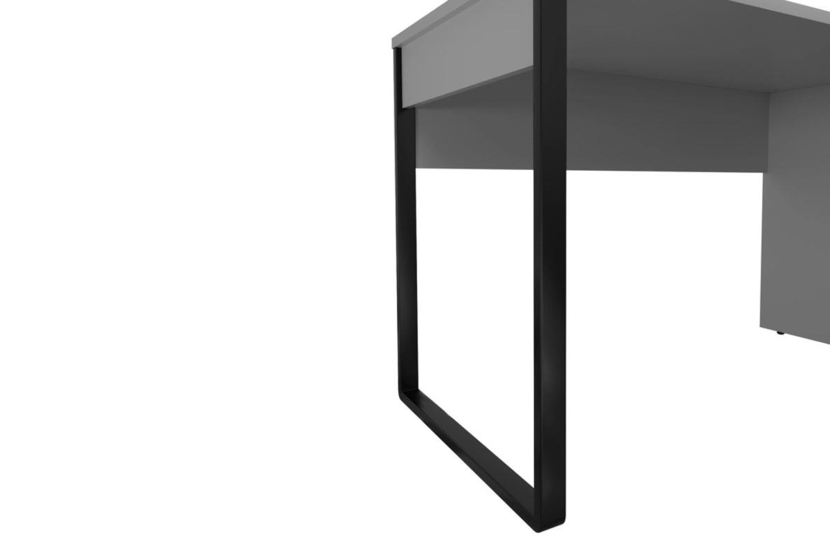 "Стол письменный Лофт DQ MADRID М-7 серый графит" - вид 4