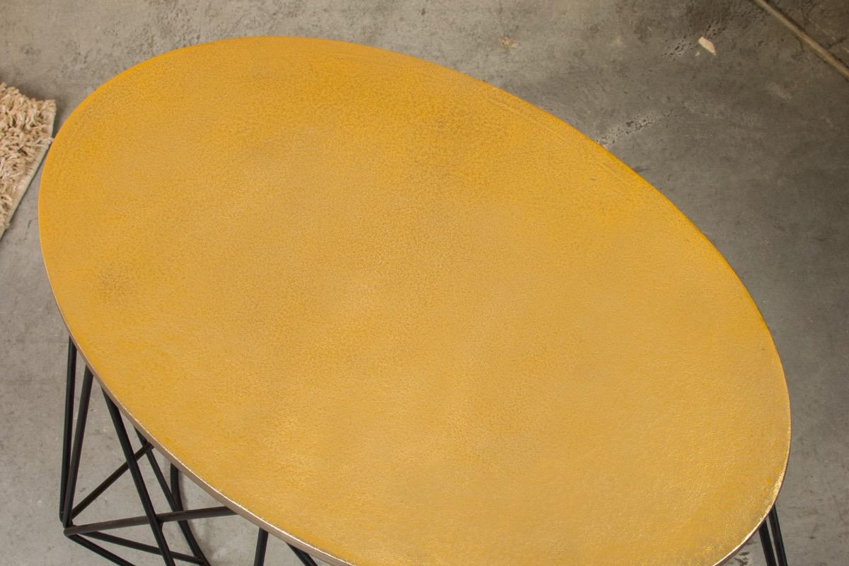 "Столик журнальный Геометрия черный золотистый" - вид 3