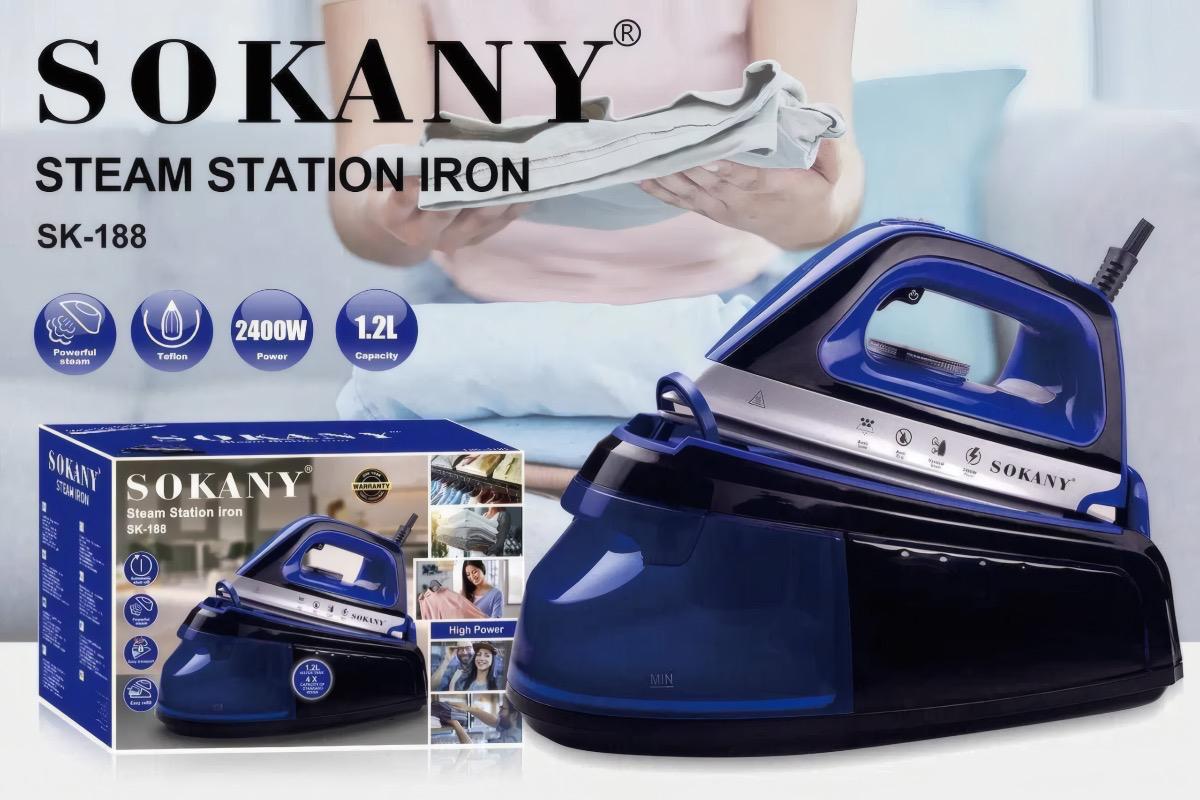 "Утюг паровая станция SOKANY Steam Surge PRO SK-188 2400 Вт 1.2 л" - вид 3