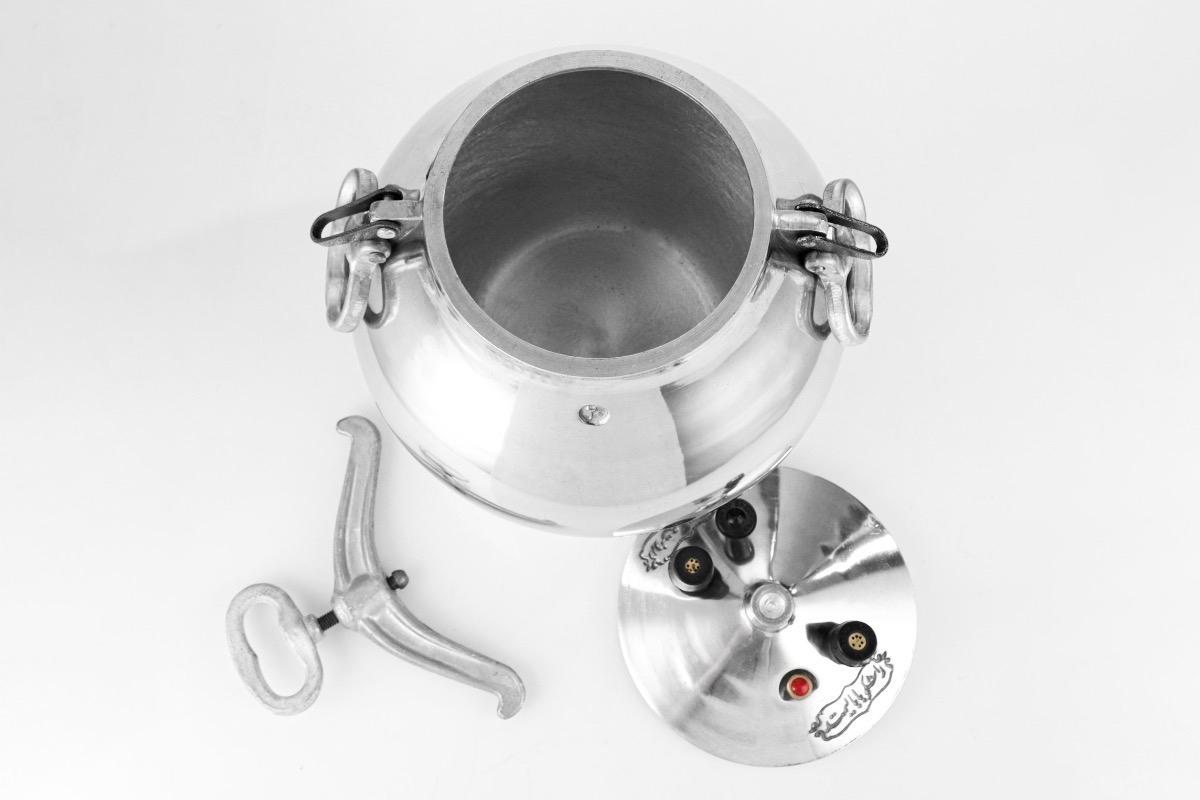 "Афганский казан 20 л никелированный алюминий" - вид 3