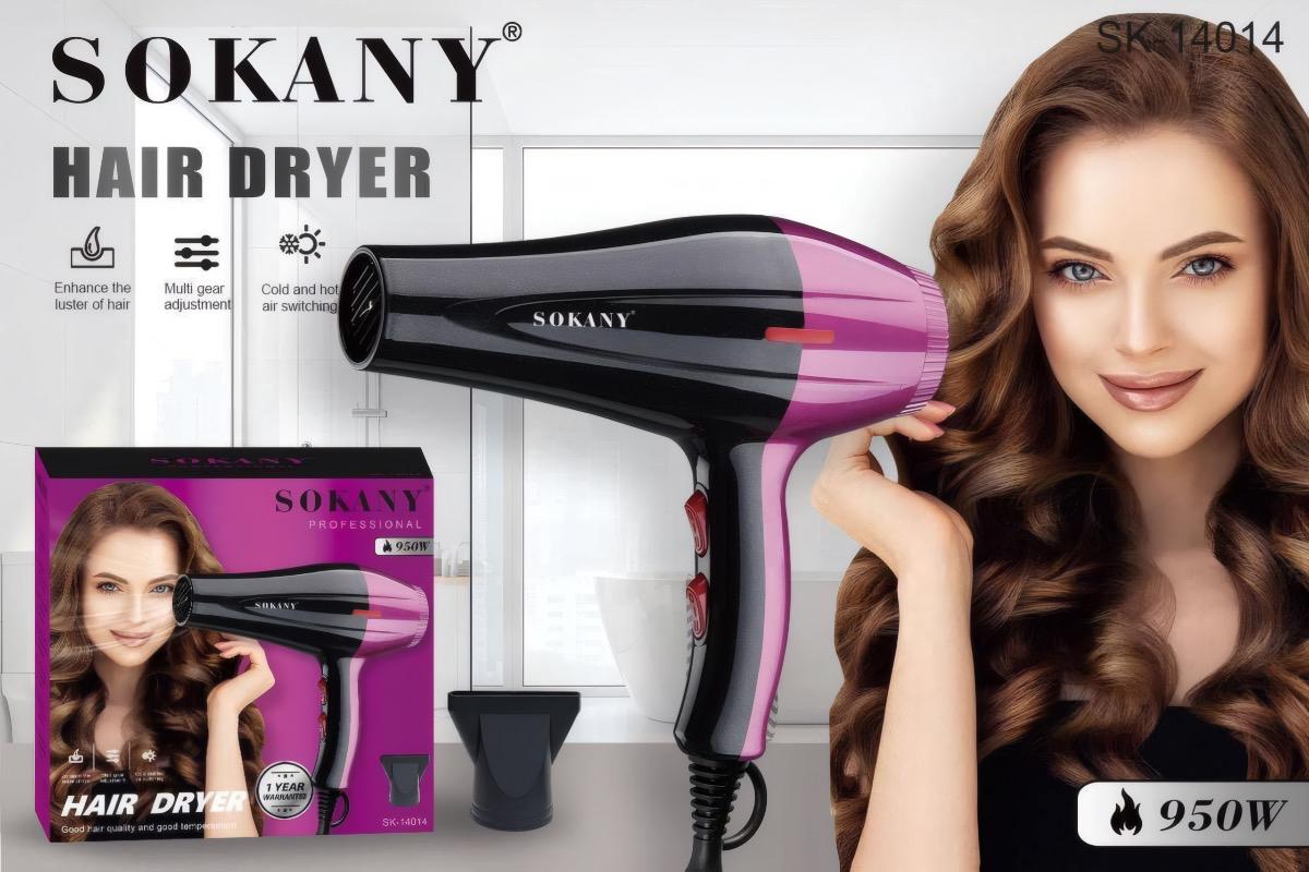 "Фен для волос SOKANY SK-14014 950 Вт" - вид 3