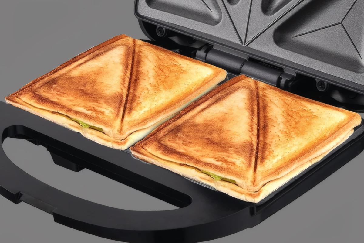 "Сэндвичница SOKANY SK-08060 750 Вт черная" - вид 3