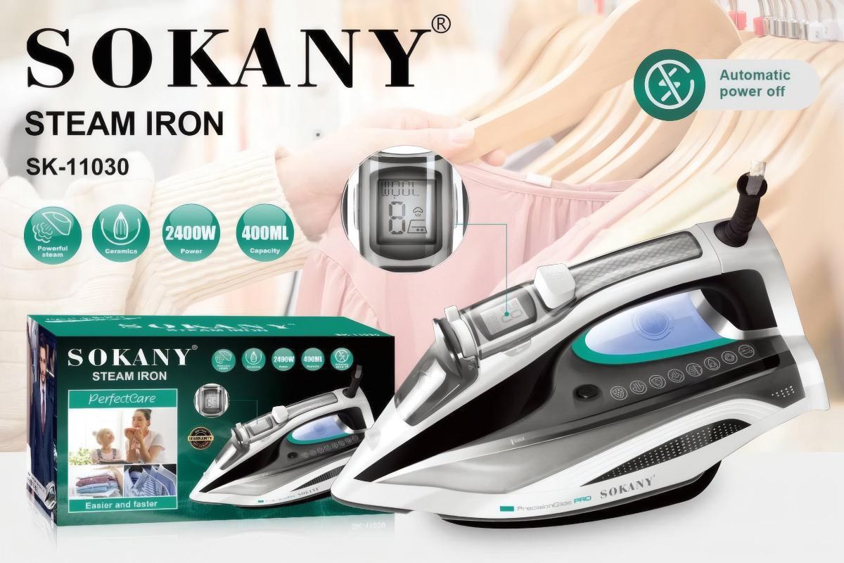 "Утюг паровой SOKANY SK-11030 2400 Вт 400 мл" - вид 5
