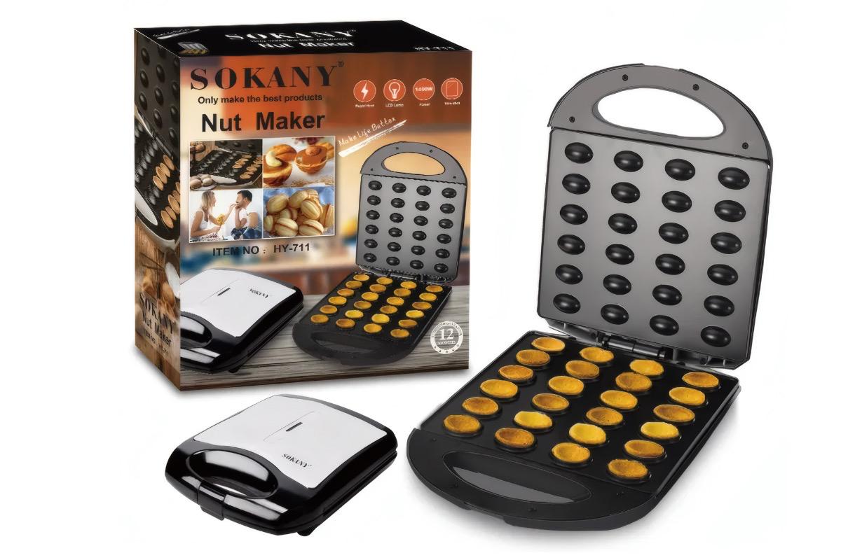 "Вафельница-орешница SOKANY HY-711 1200 Вт" - вид 3