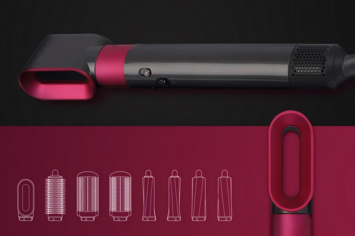 Мультистайлер для волос LF-27 1300 Вт фуксия